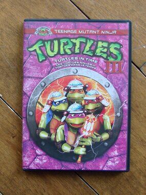 Teenage Mutant Ninja Turtles Turtles in Time III DVD Movie TMNT Cartoon